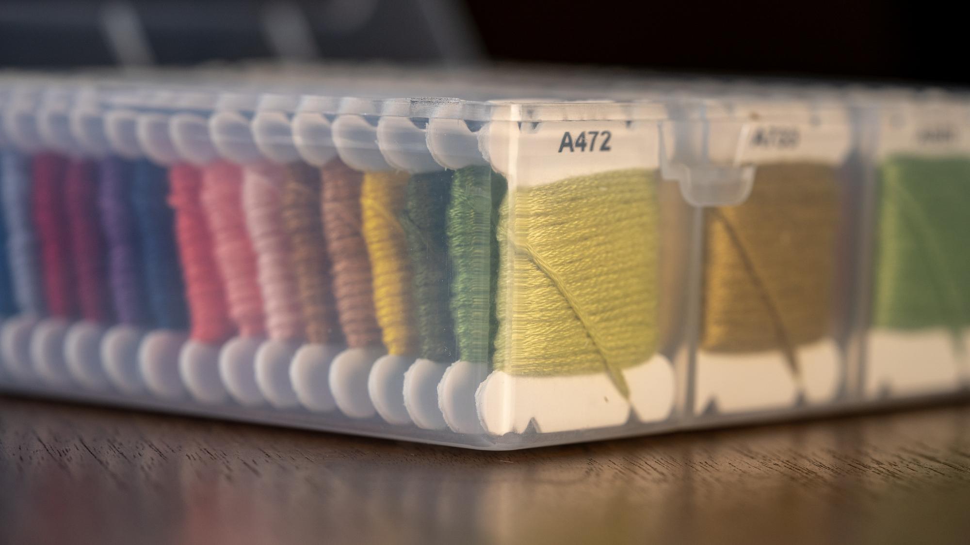 Sample pricing swatches and threads